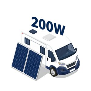 Солнечная панель мощностью 200Вт для автономного питания спутникового интернета в автодоме от СатФлай ТВ